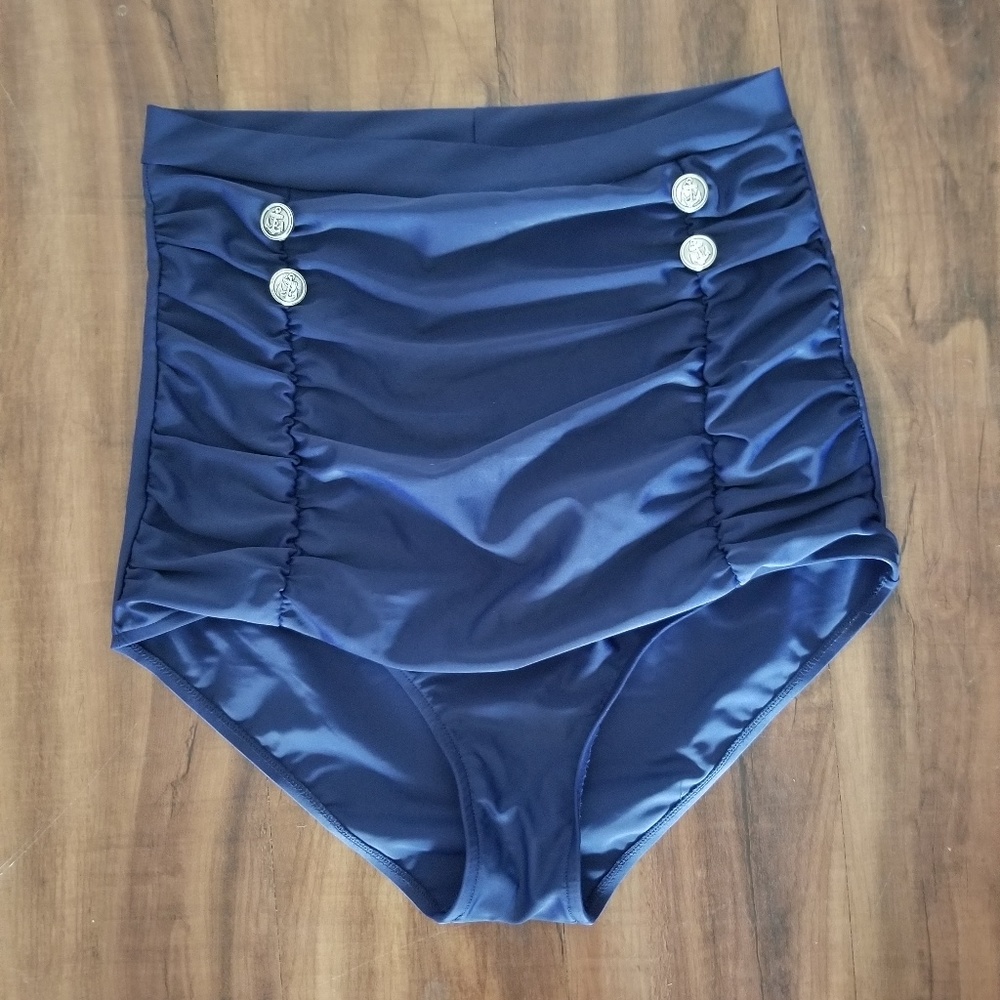 High Waisted  Bikini Bottom Size XL